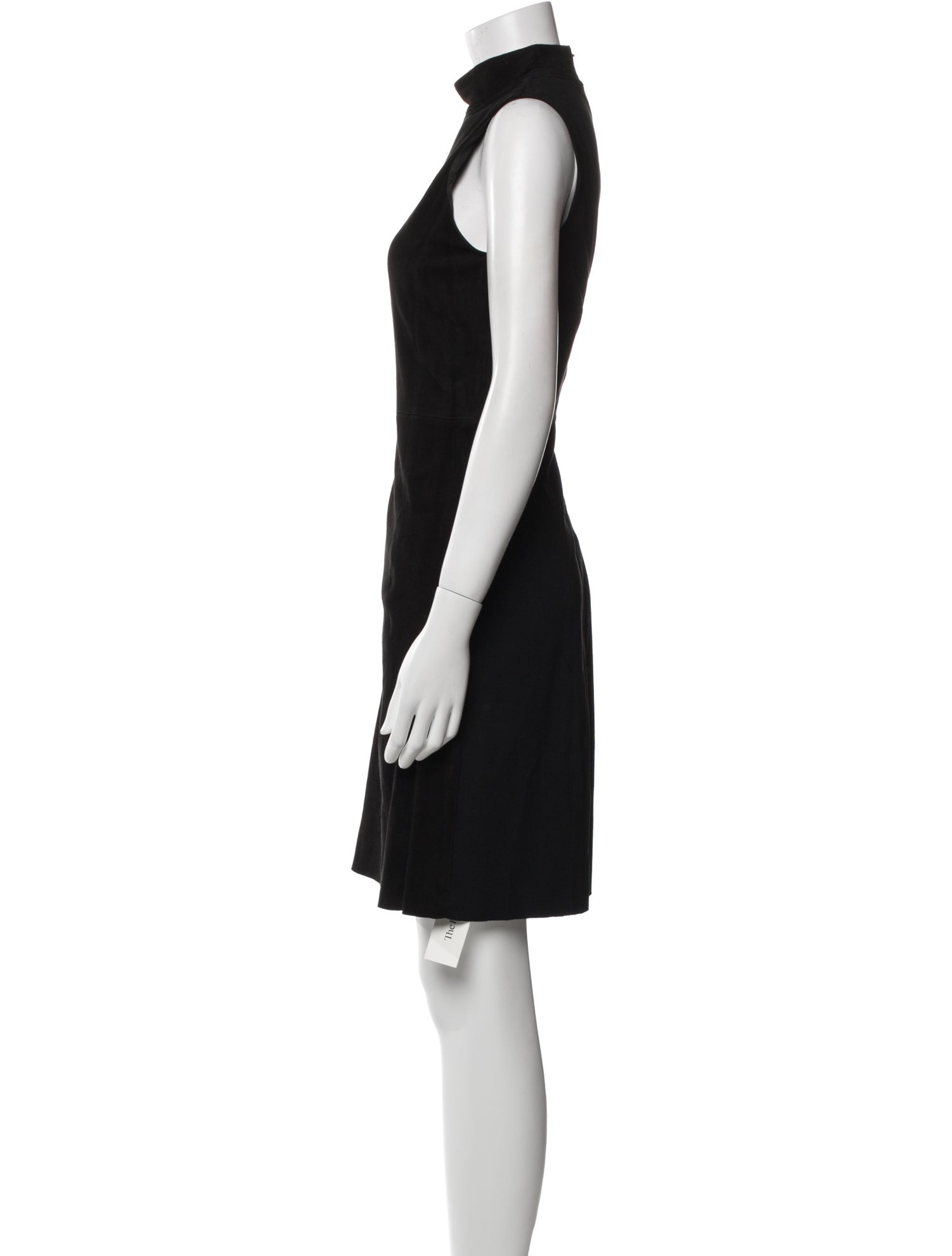 Theory Lamb Leather Knee-Length Dress