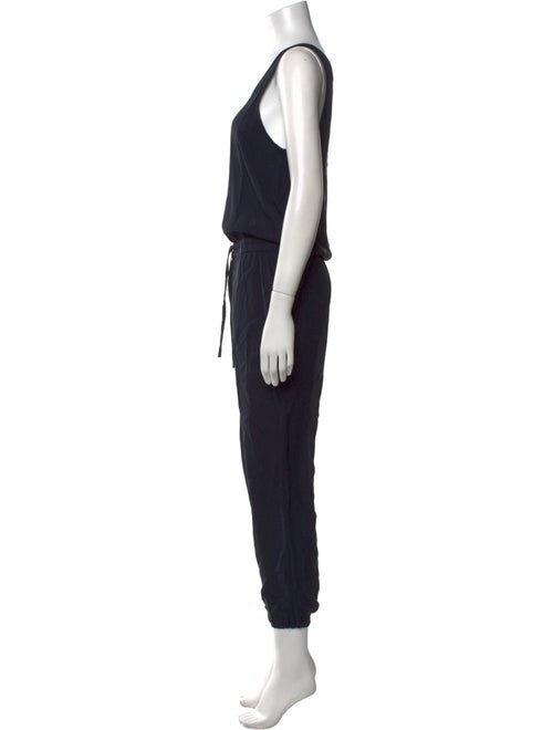 Theory Silk Scoop Neck Jumpsuit