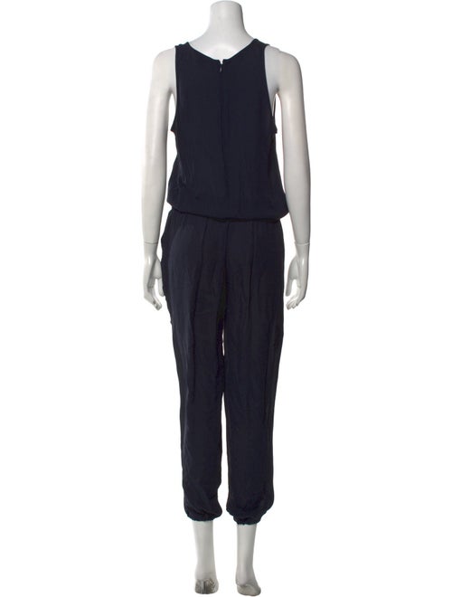 Theory Silk Scoop Neck Jumpsuit