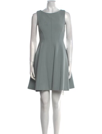 Theory Bateau Neckline Mini Dress