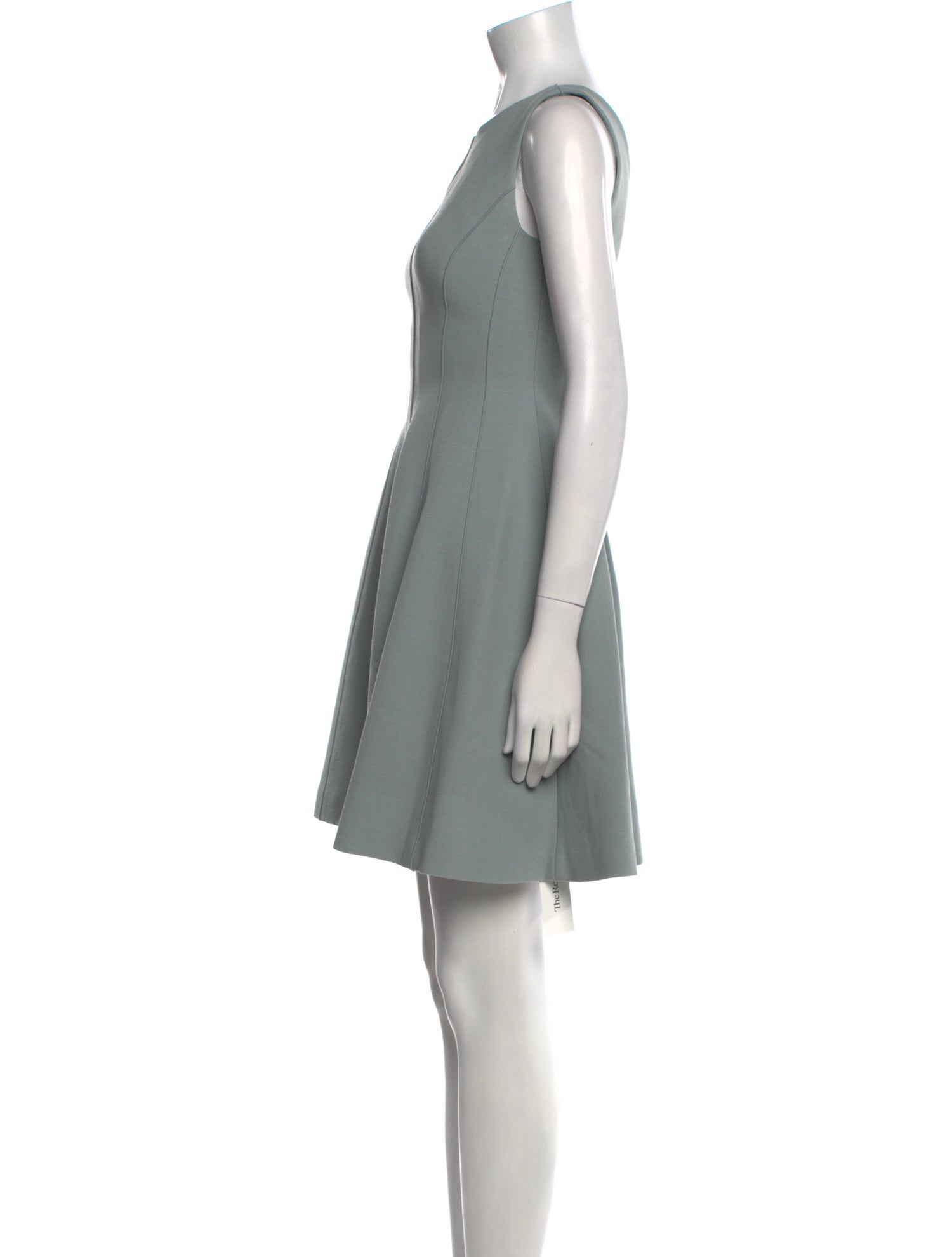 Theory Bateau Neckline Mini Dress