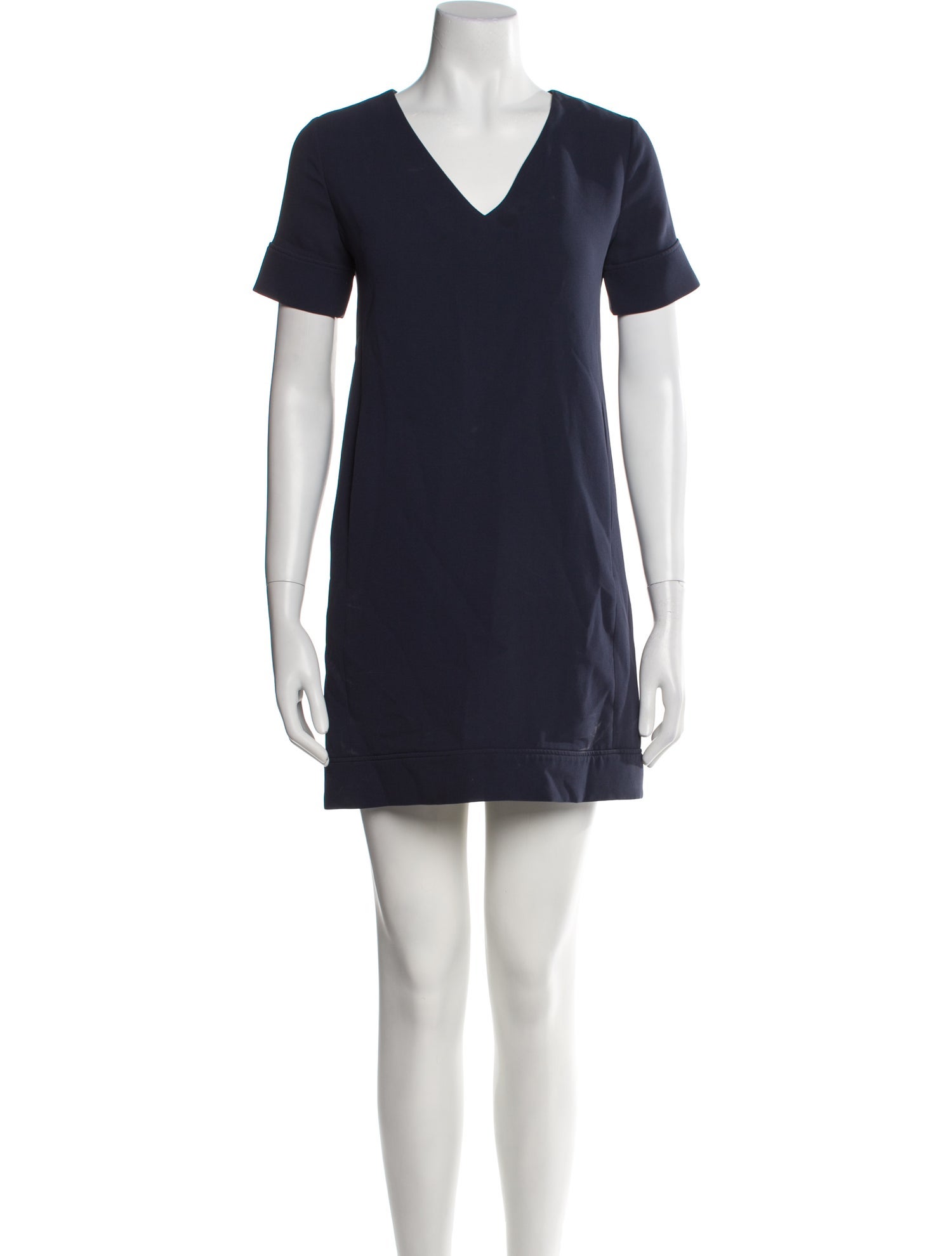 Theory V-Neck Mini Dress