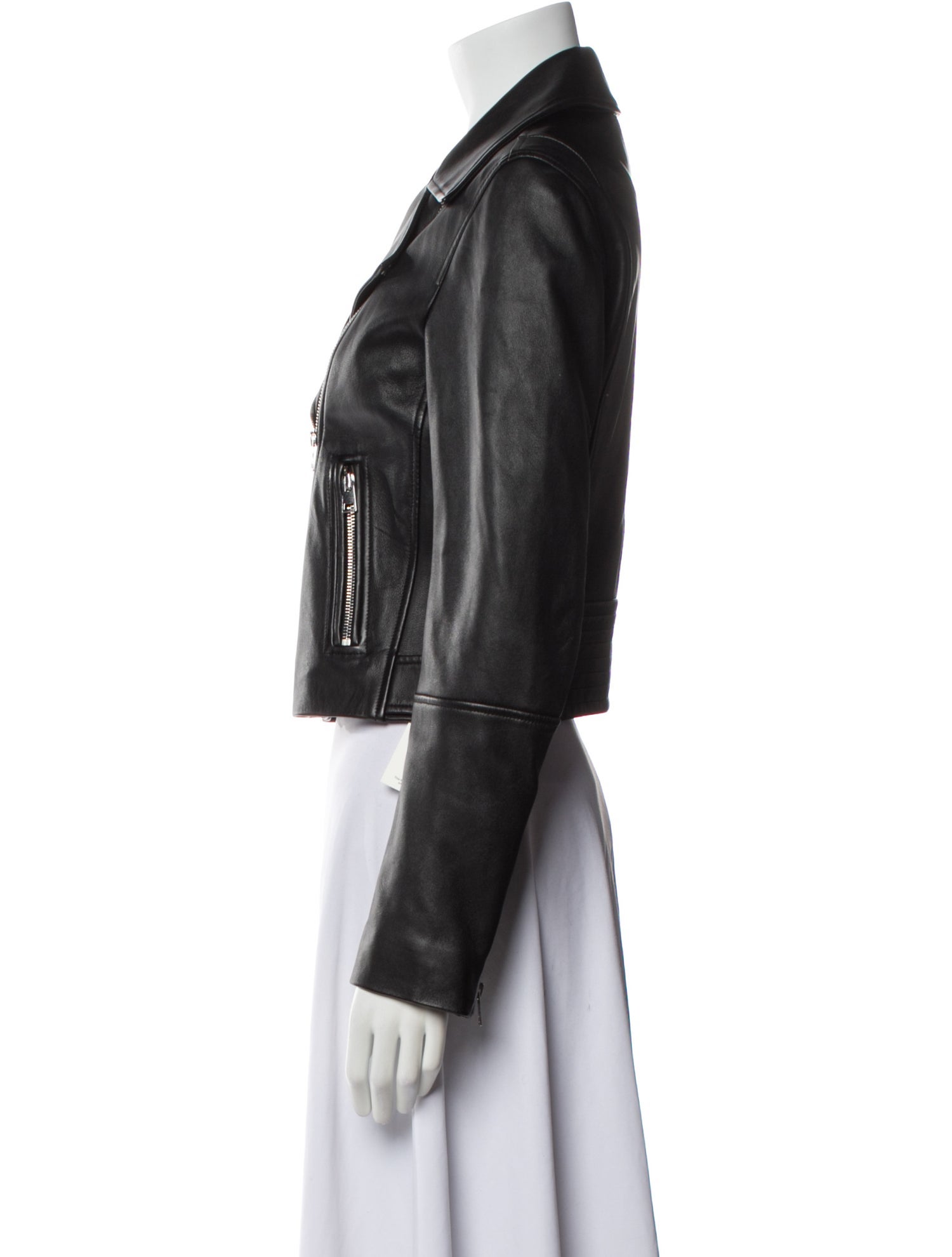 Theory Lamb Leather Biker Jacket