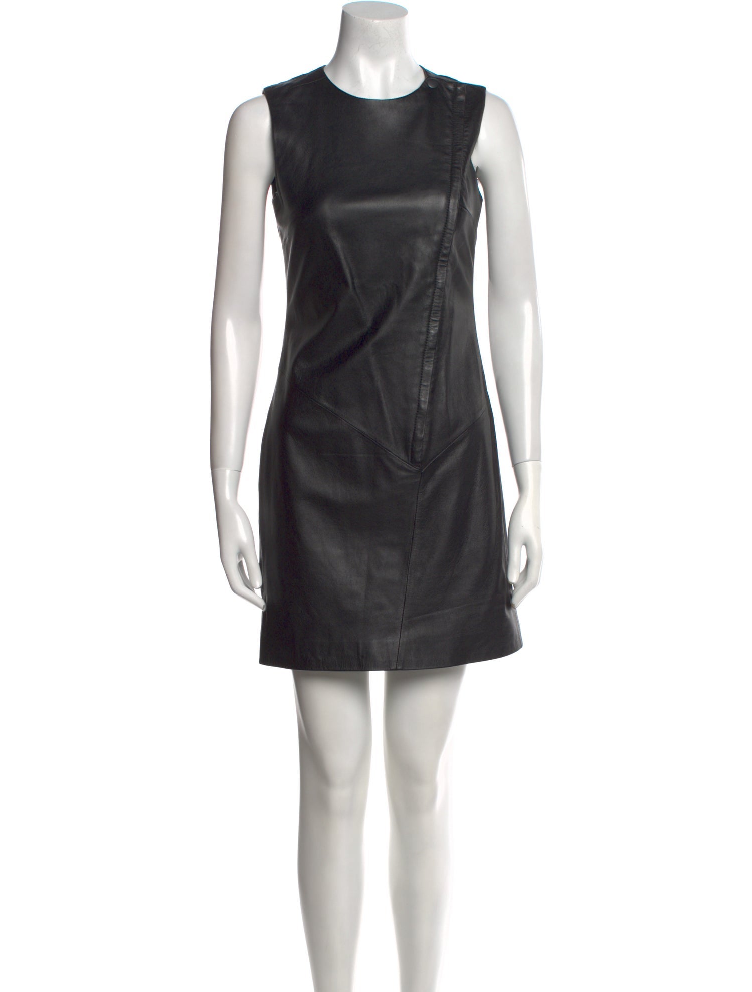 Theory Leather Mini Dress