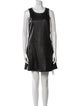Theory Lamb Leather Mini Dress