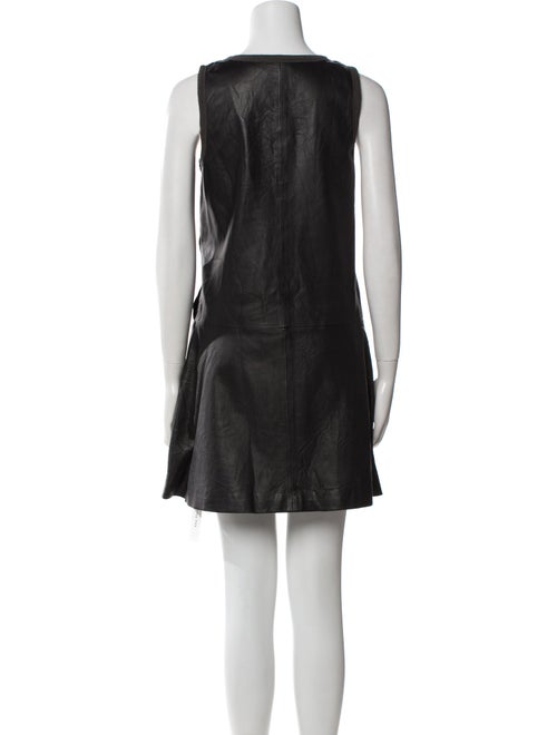 Theory Lamb Leather Mini Dress