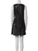 Theory Lamb Leather Mini Dress