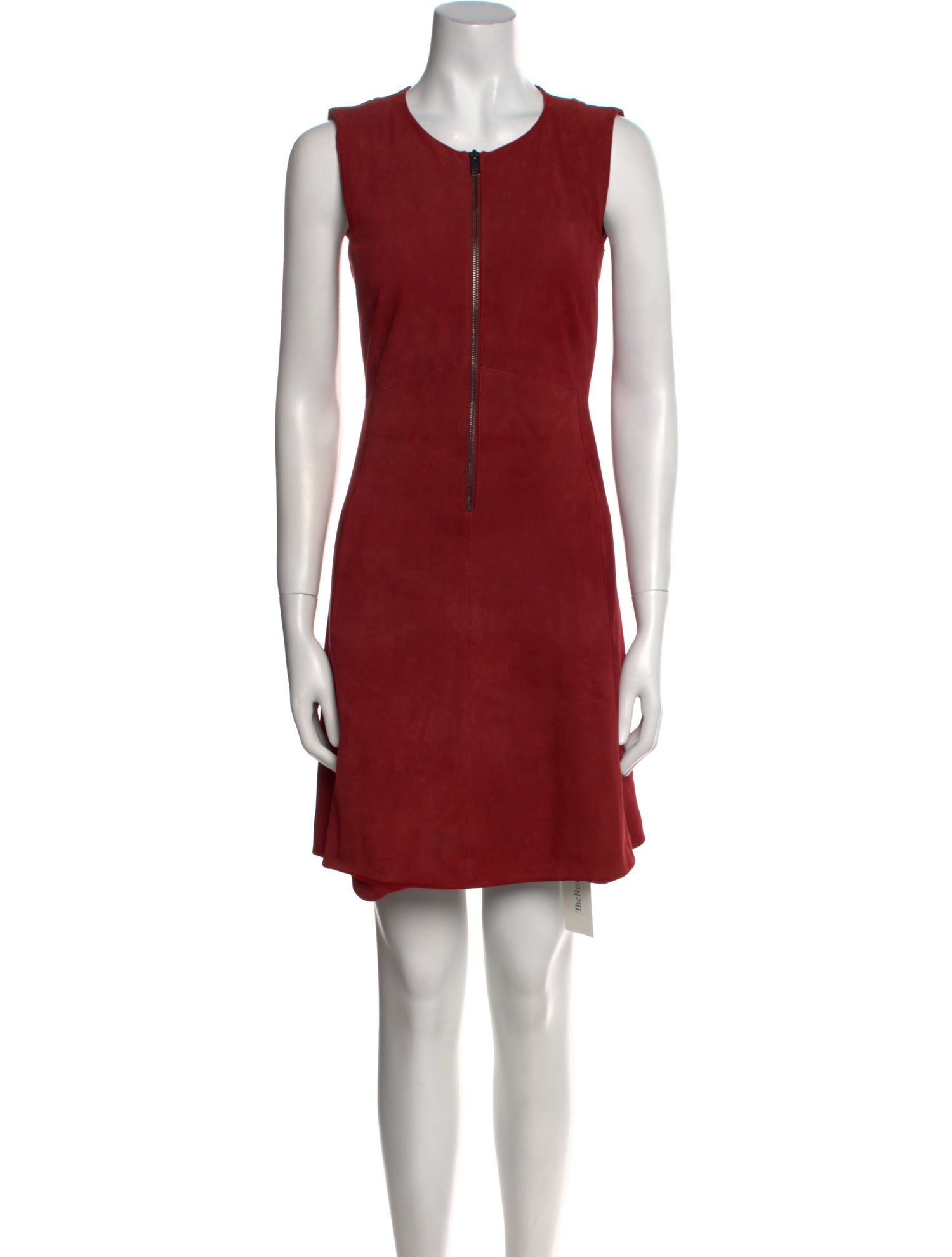 Theory Lamb Leather Mini Dress