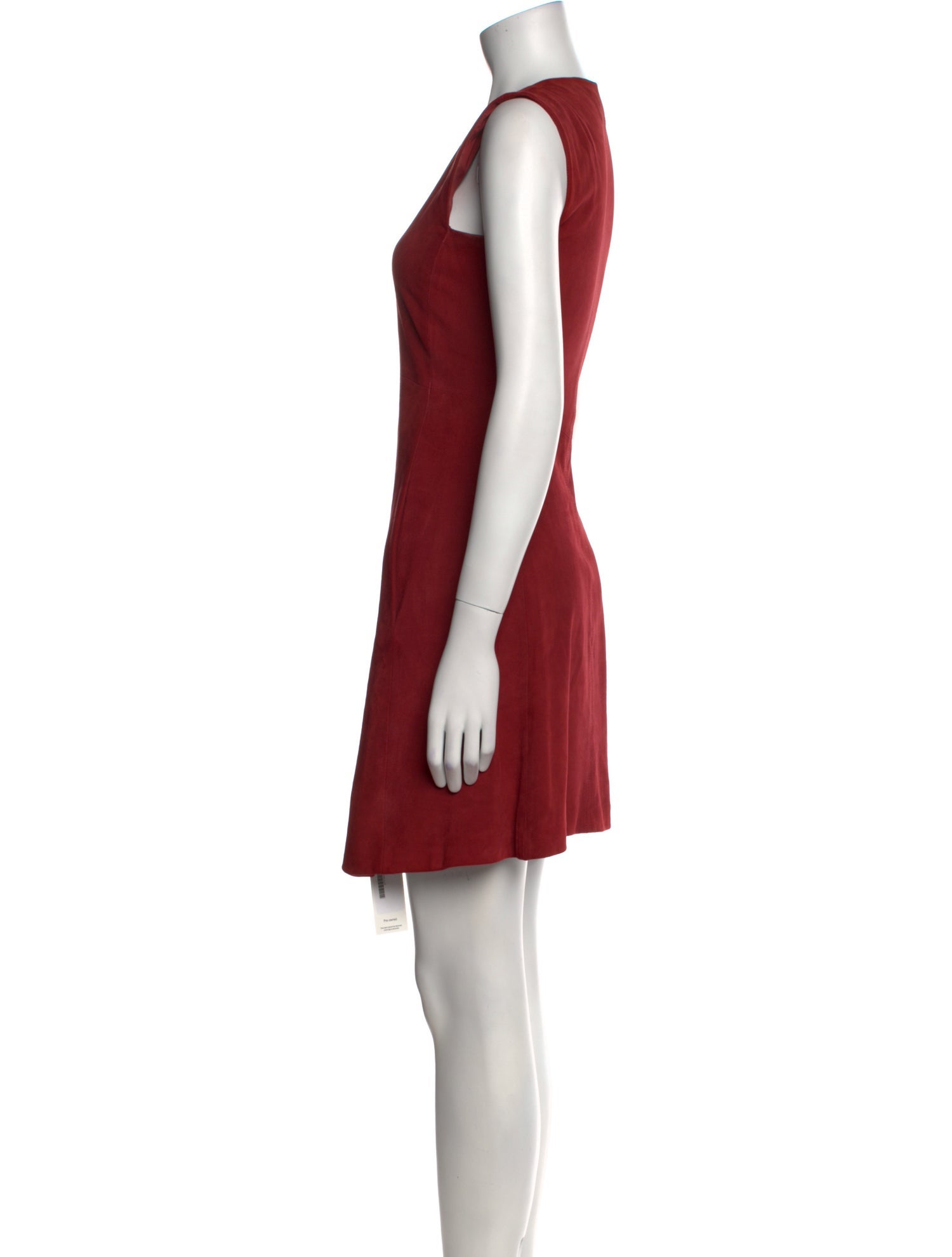 Theory Lamb Leather Mini Dress