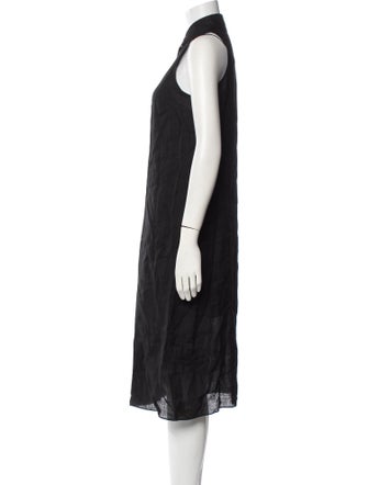 Theory Hemp Midi Length Dress