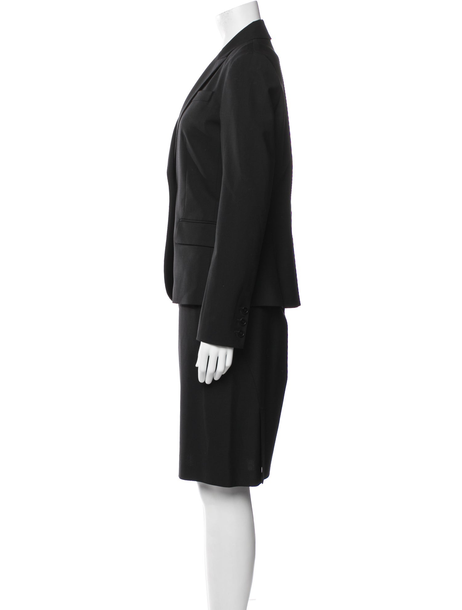 Theory Wool Skirt Suit