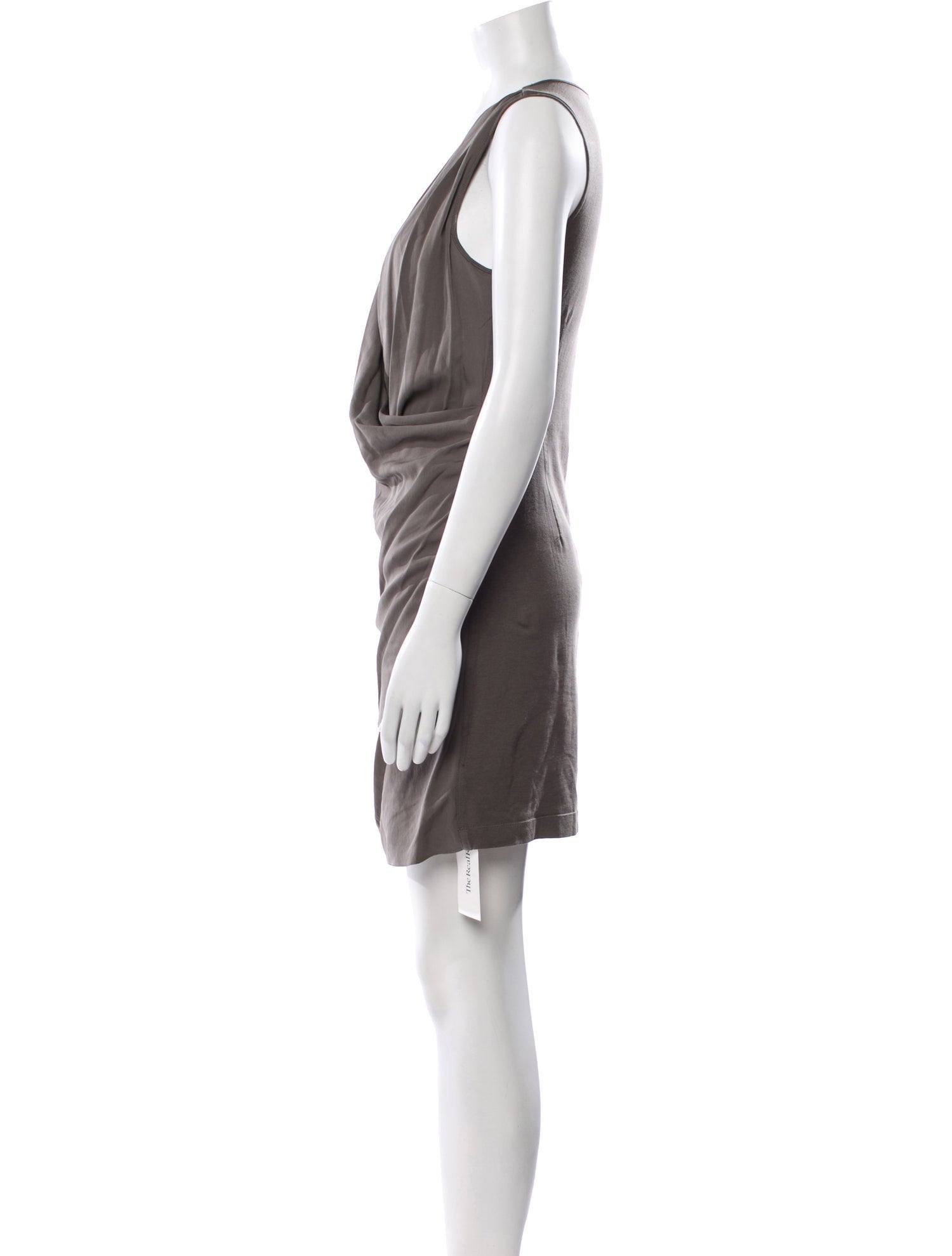 Theory Cowl Neck Mini Dress