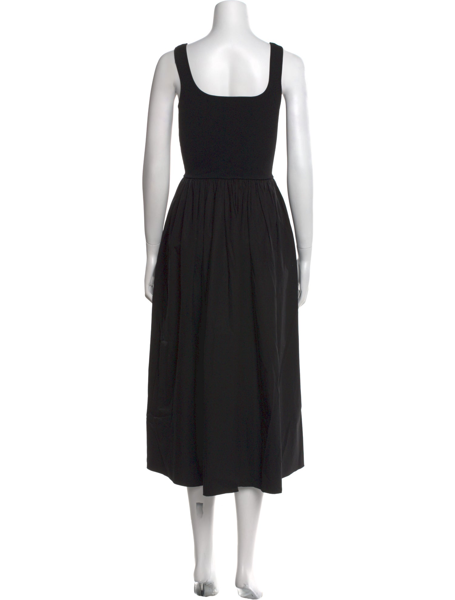 Theory Square Neckline Midi Length Dress