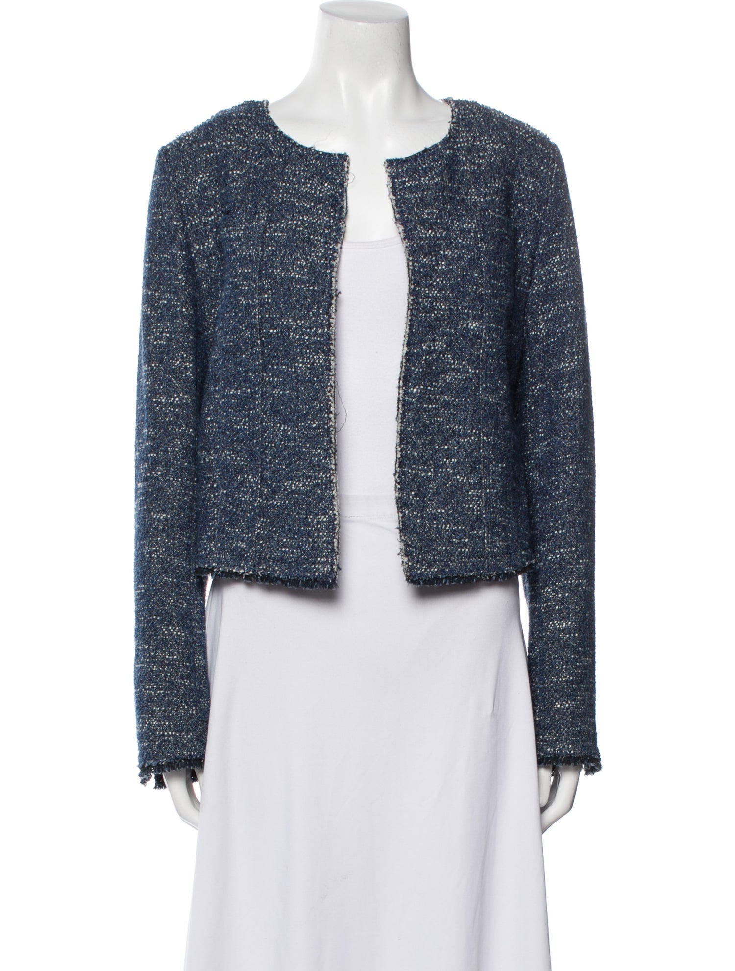 Theory Tweed Pattern Jacket