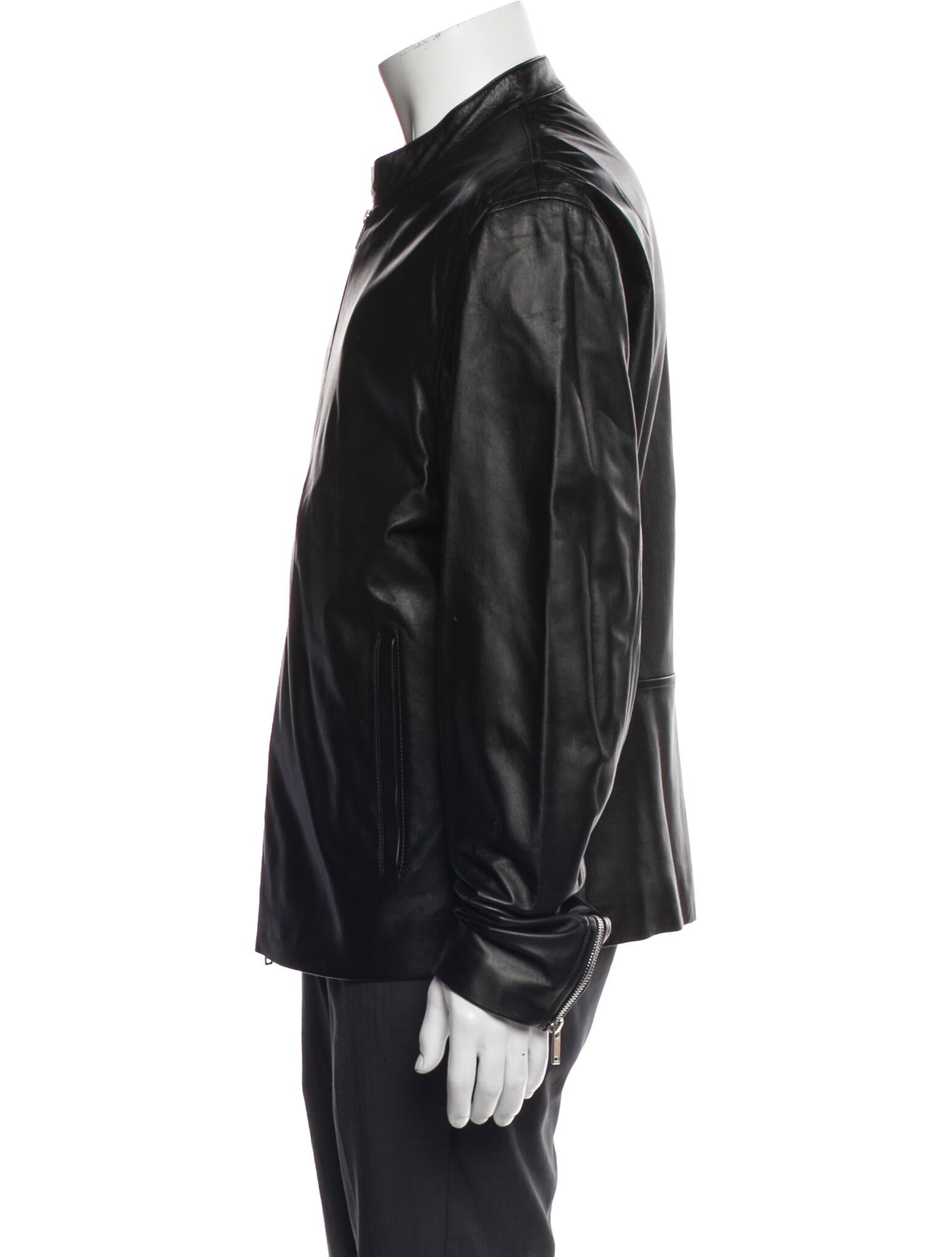 Theory Lamb Leather Moto Jacket
