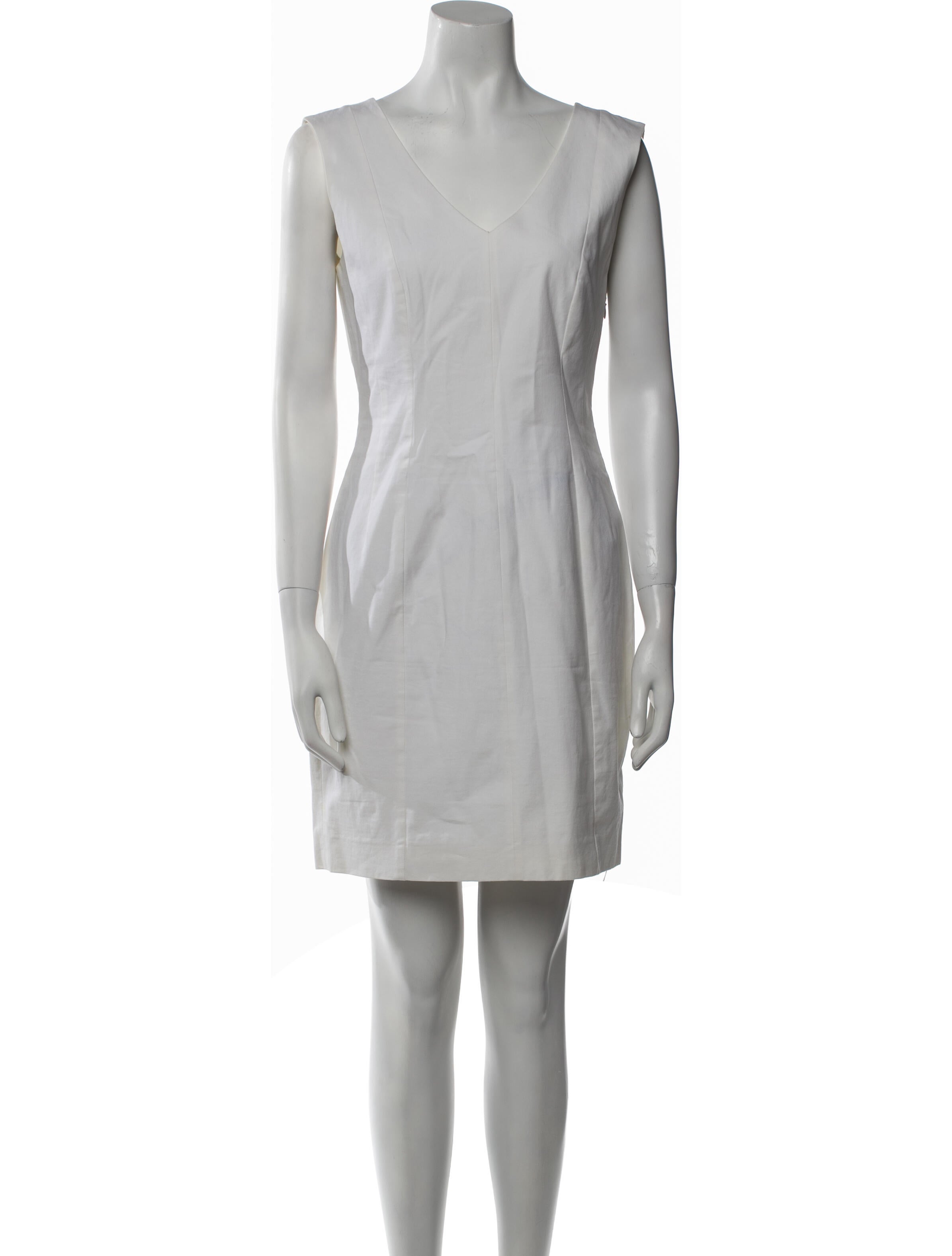 Theory V-Neck Mini Dress