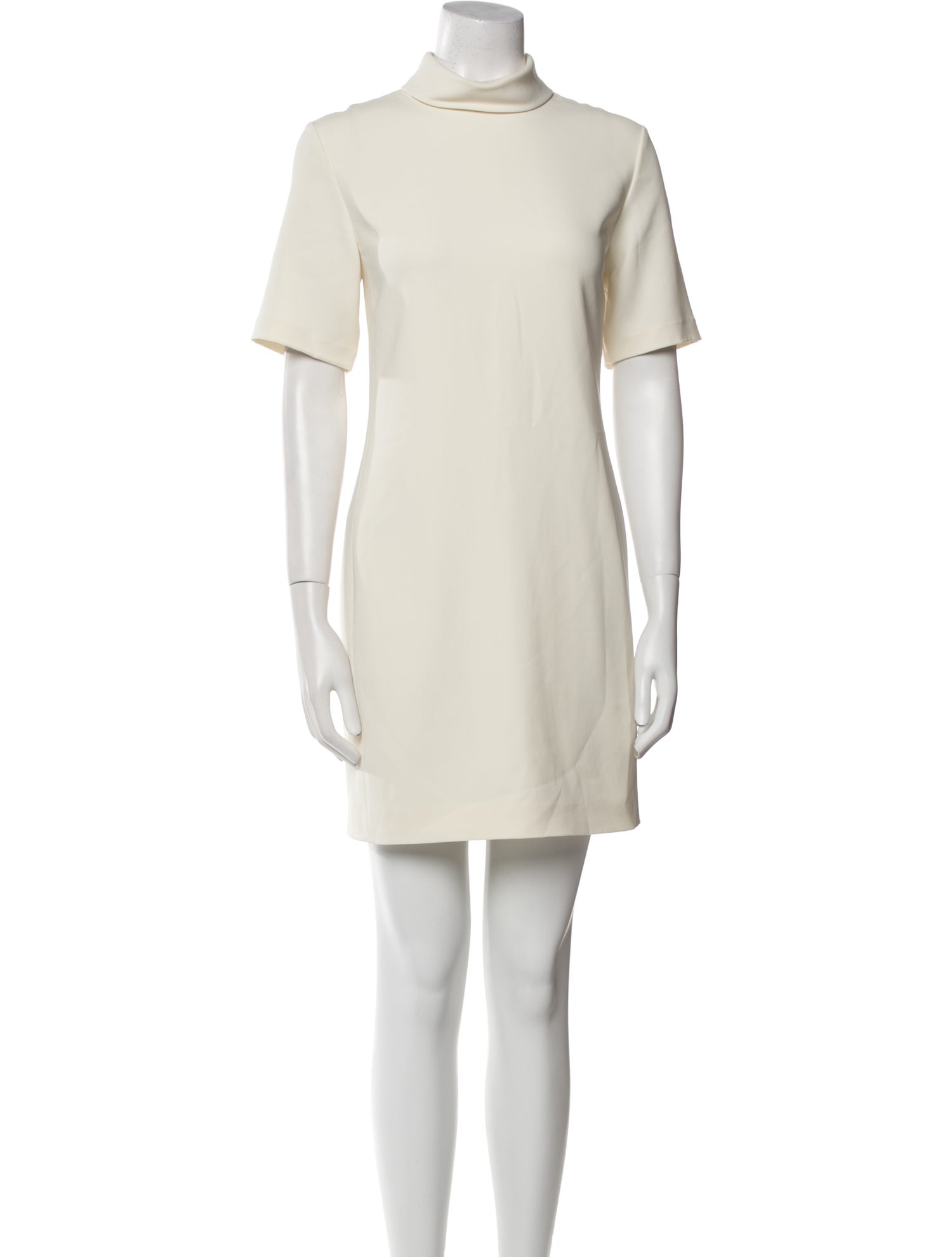 Theory Mock Neck Mini Dress