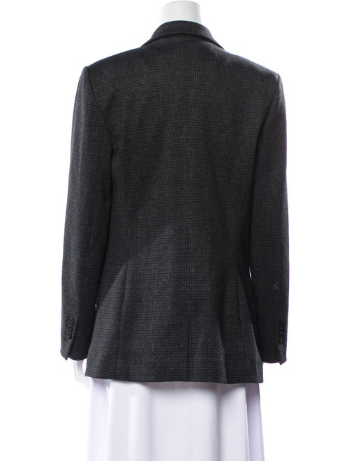 Theory Wool Plaid Print Coat