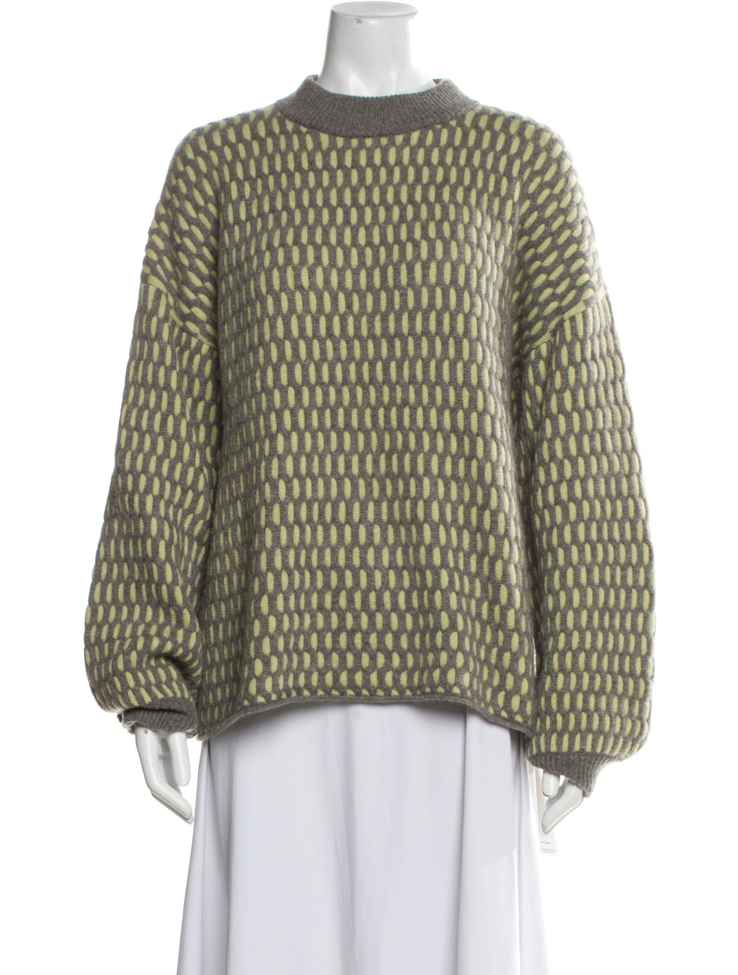 Theory Cashmere Printed Sweater