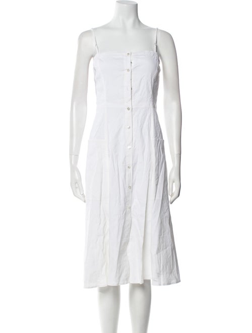 Theory Linen Midi Length Dress