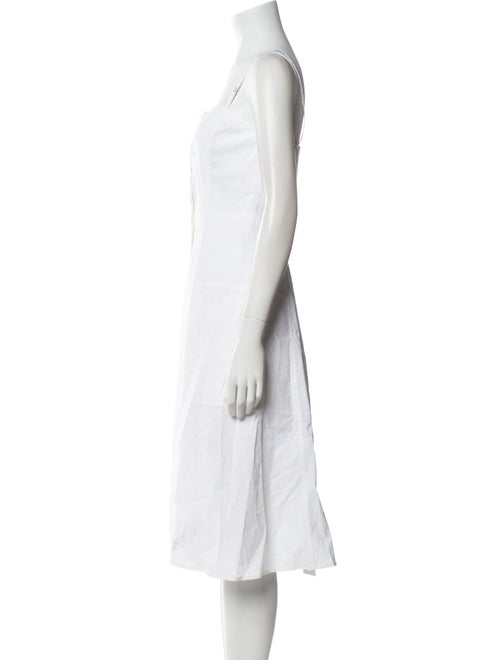 Theory Linen Midi Length Dress