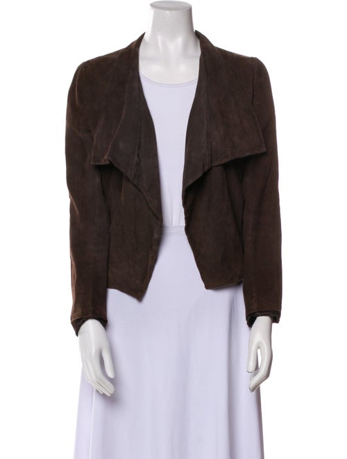 Theory Lamb Leather Blazer