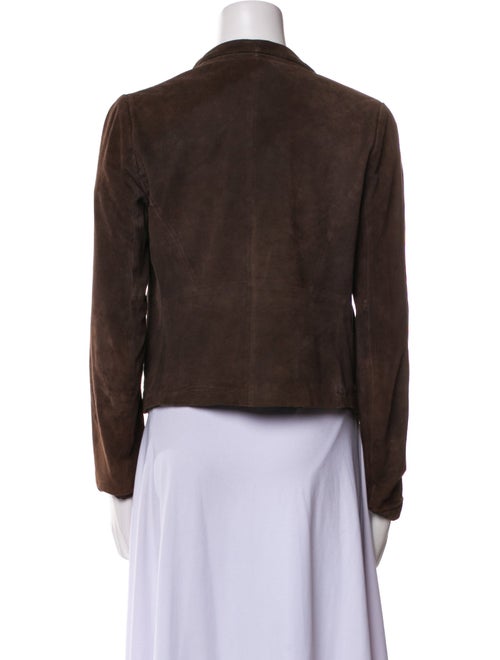 Theory Lamb Leather Blazer