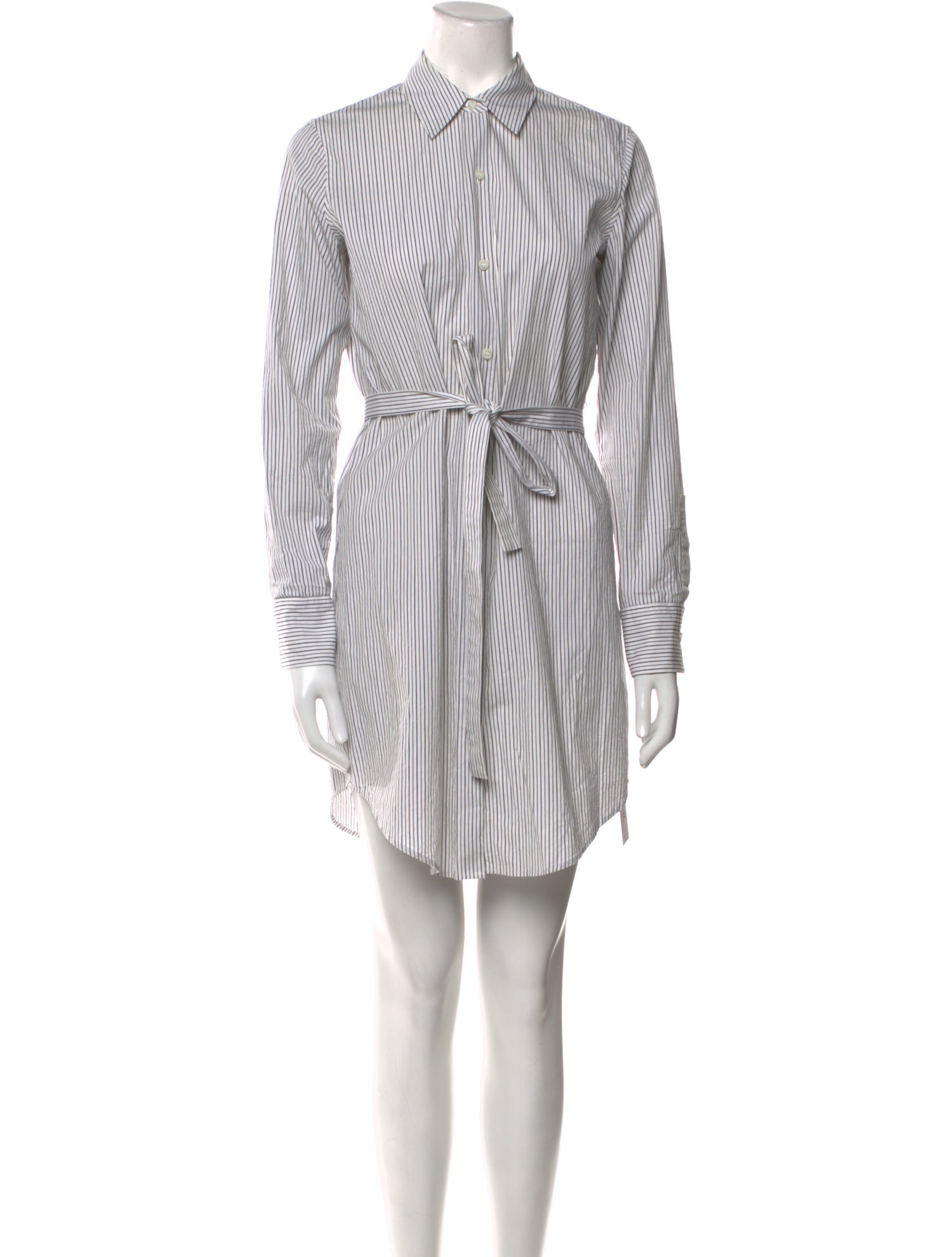 Theory Striped Mini Dress