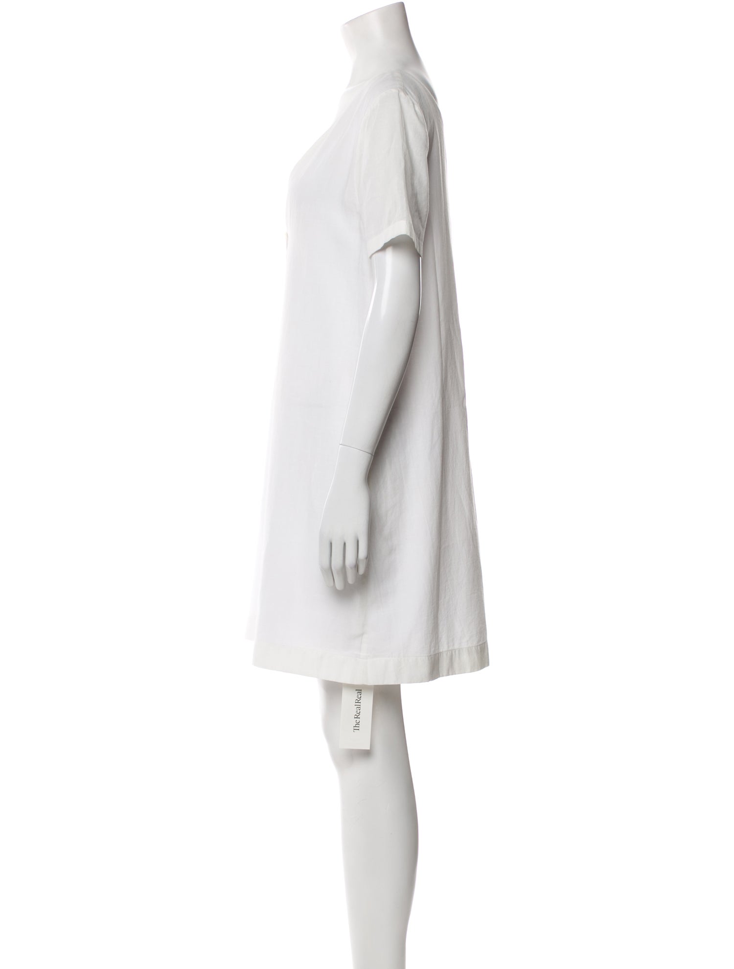 Theory V-Neck Mini Dress