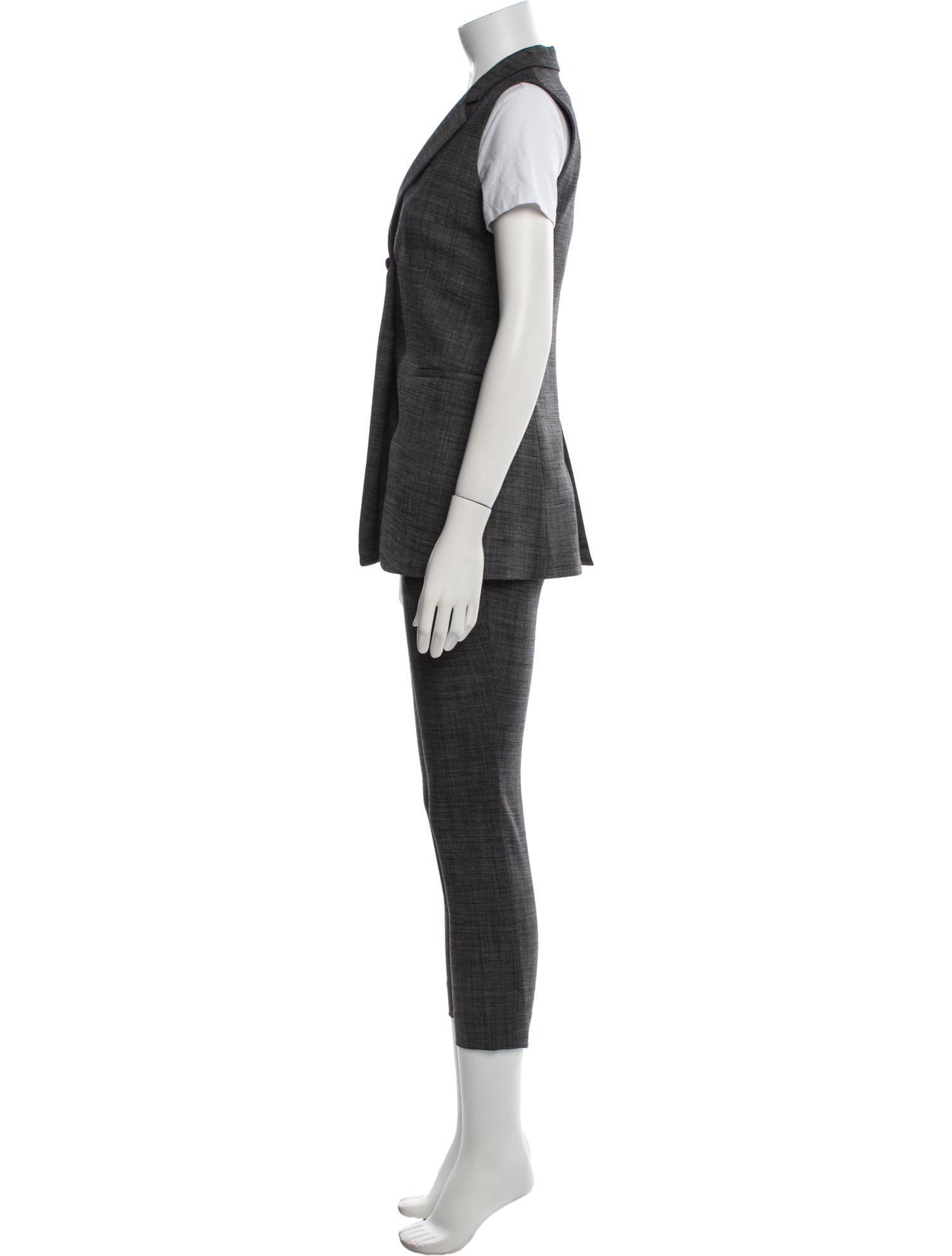 Theory Virgin Wool Pant Set