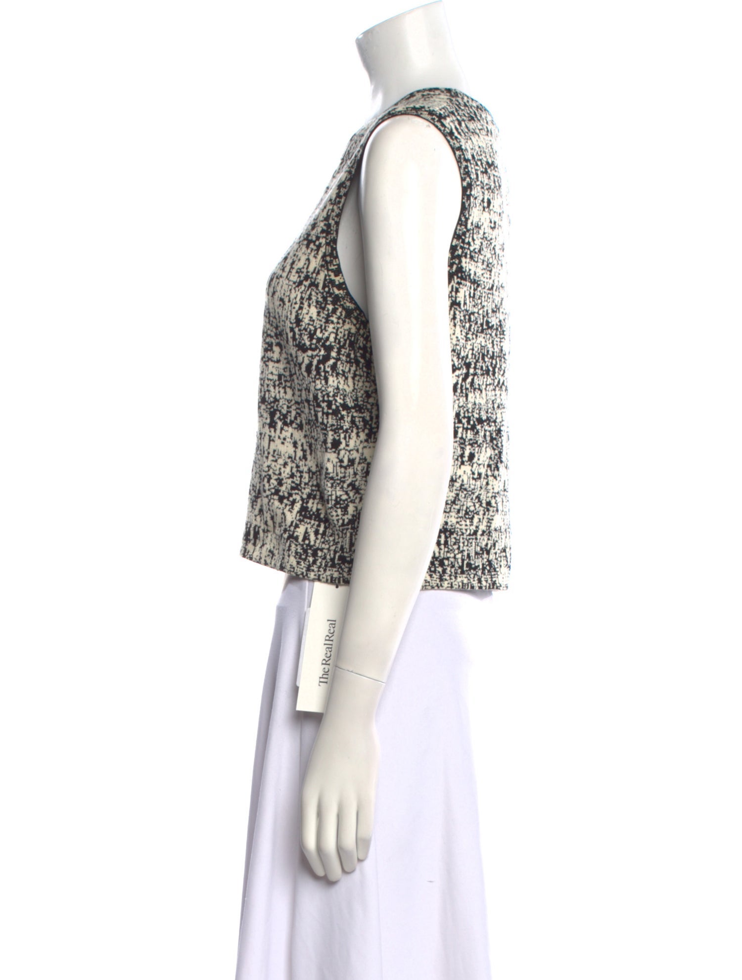 Theory Printed Crew Neck Sweater