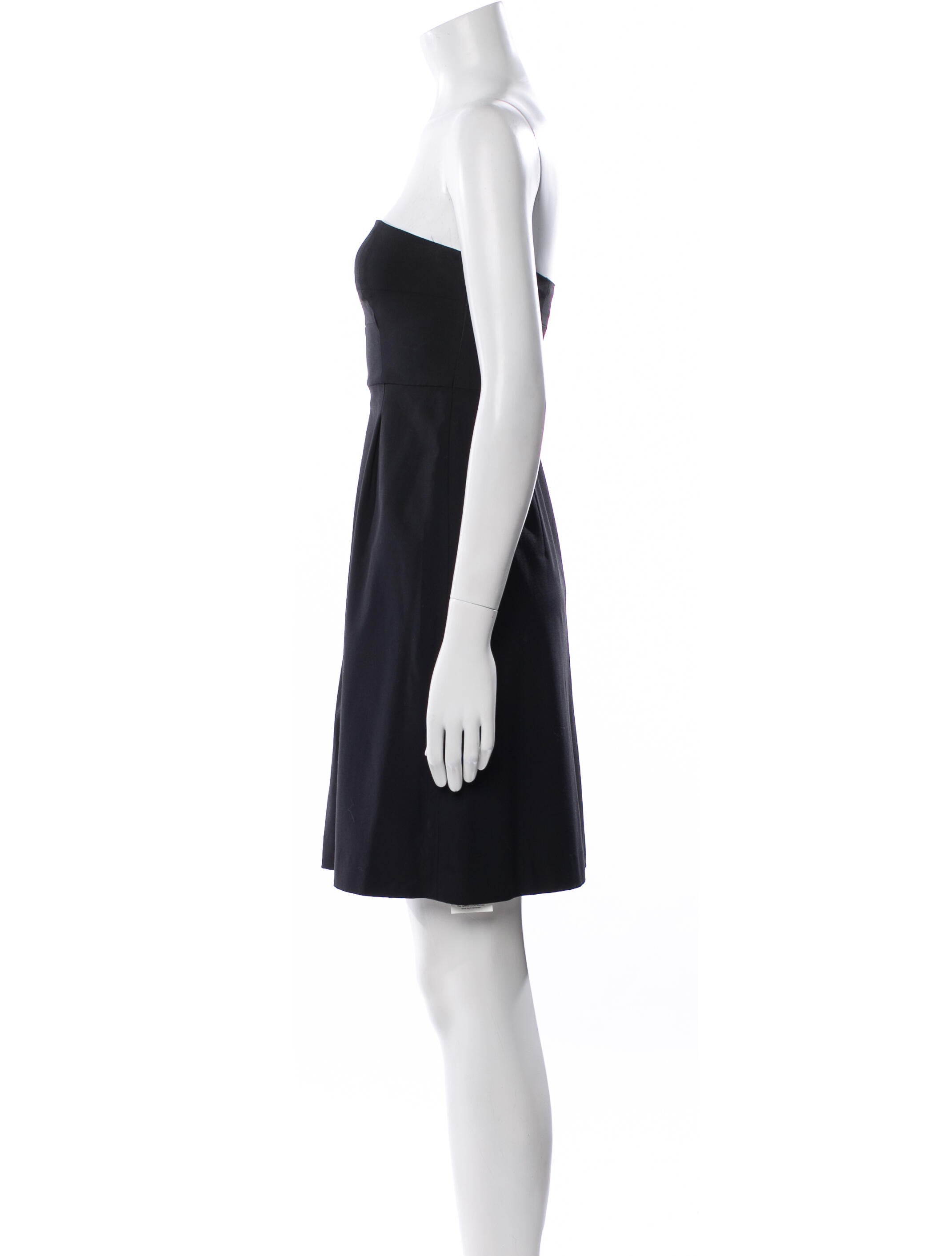 Theory Strapless Mini Dress