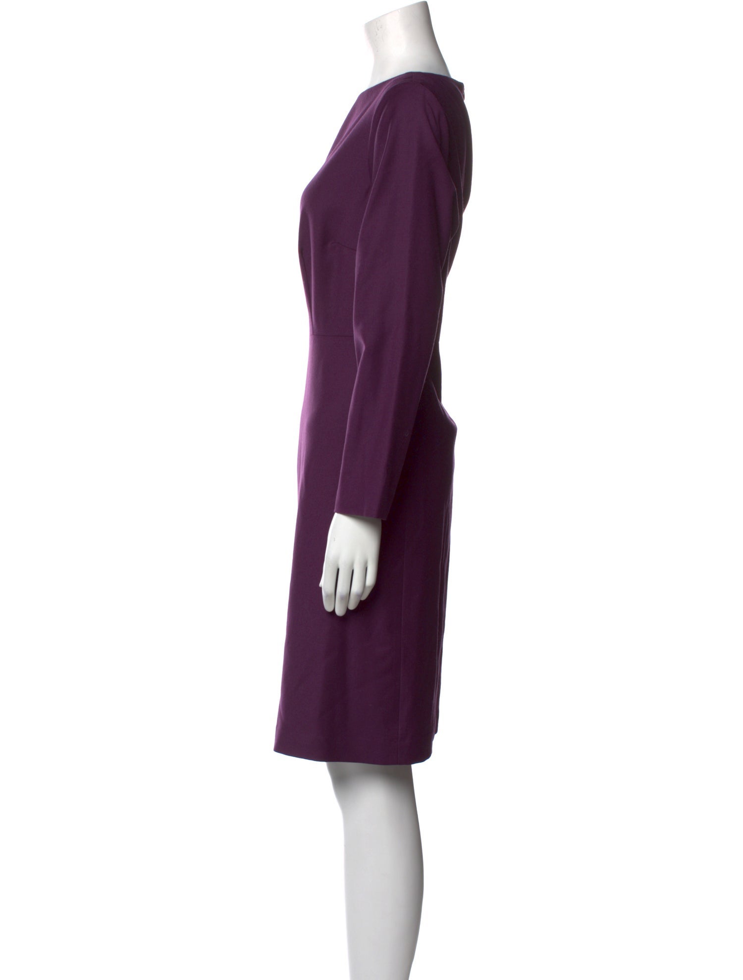 Theory Virgin Wool Knee-Length Dress
