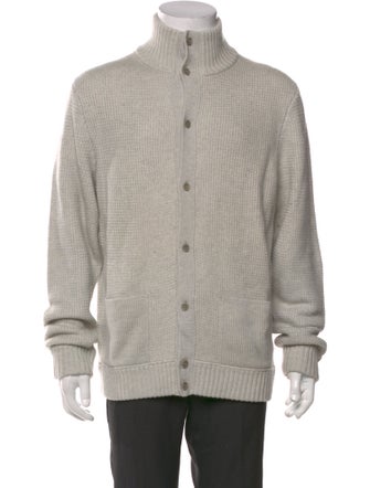 Theory Wool Turtleneck Cardigan