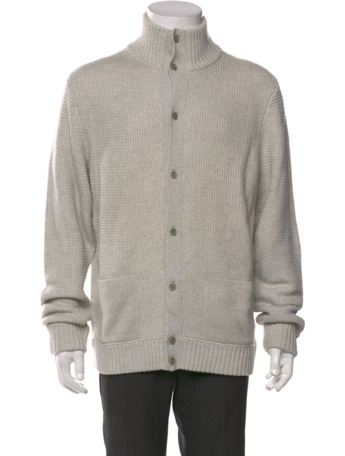 Theory Wool Turtleneck Cardigan
