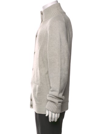 Theory Wool Turtleneck Cardigan