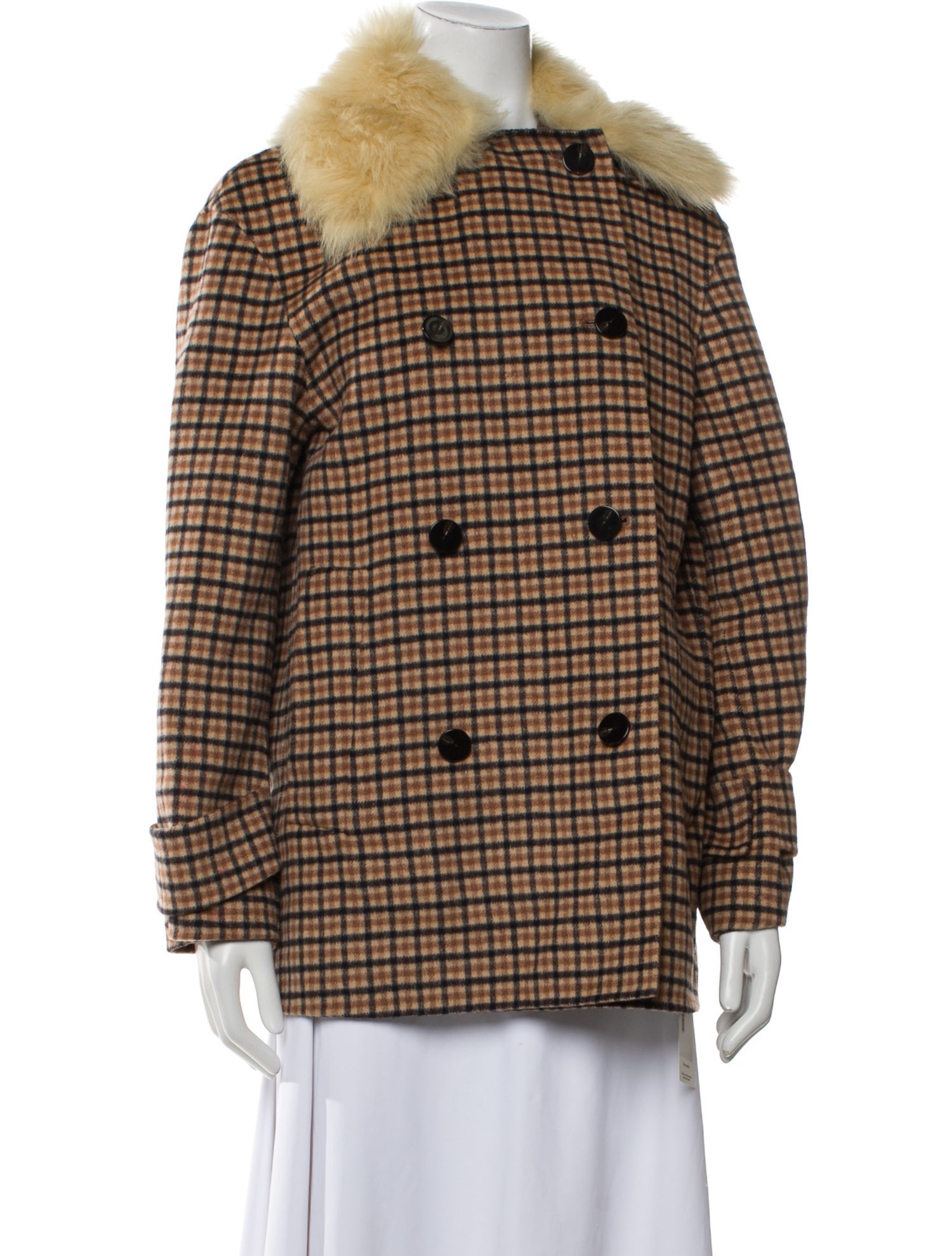 Theory Plaid Print Jacket