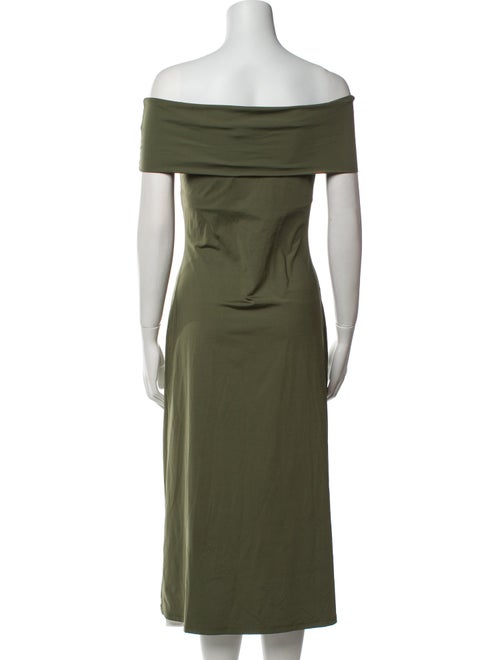 Theory Off-The-Shoulder Midi Length Dress