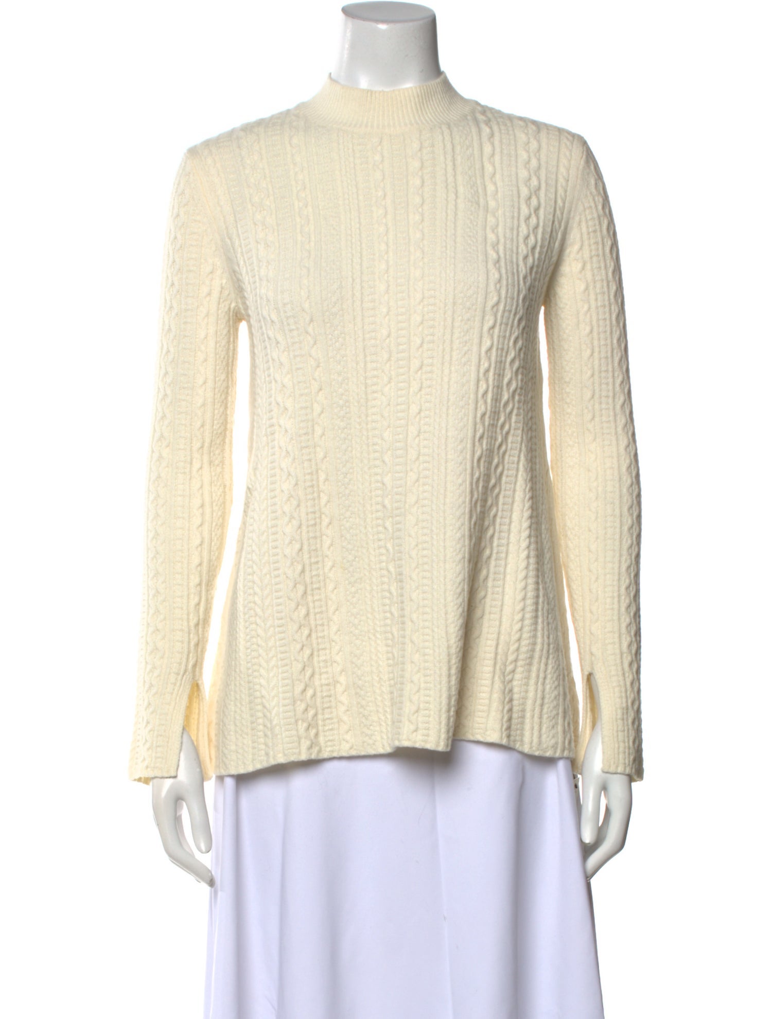 Theory Wool Mock Neck Sweater