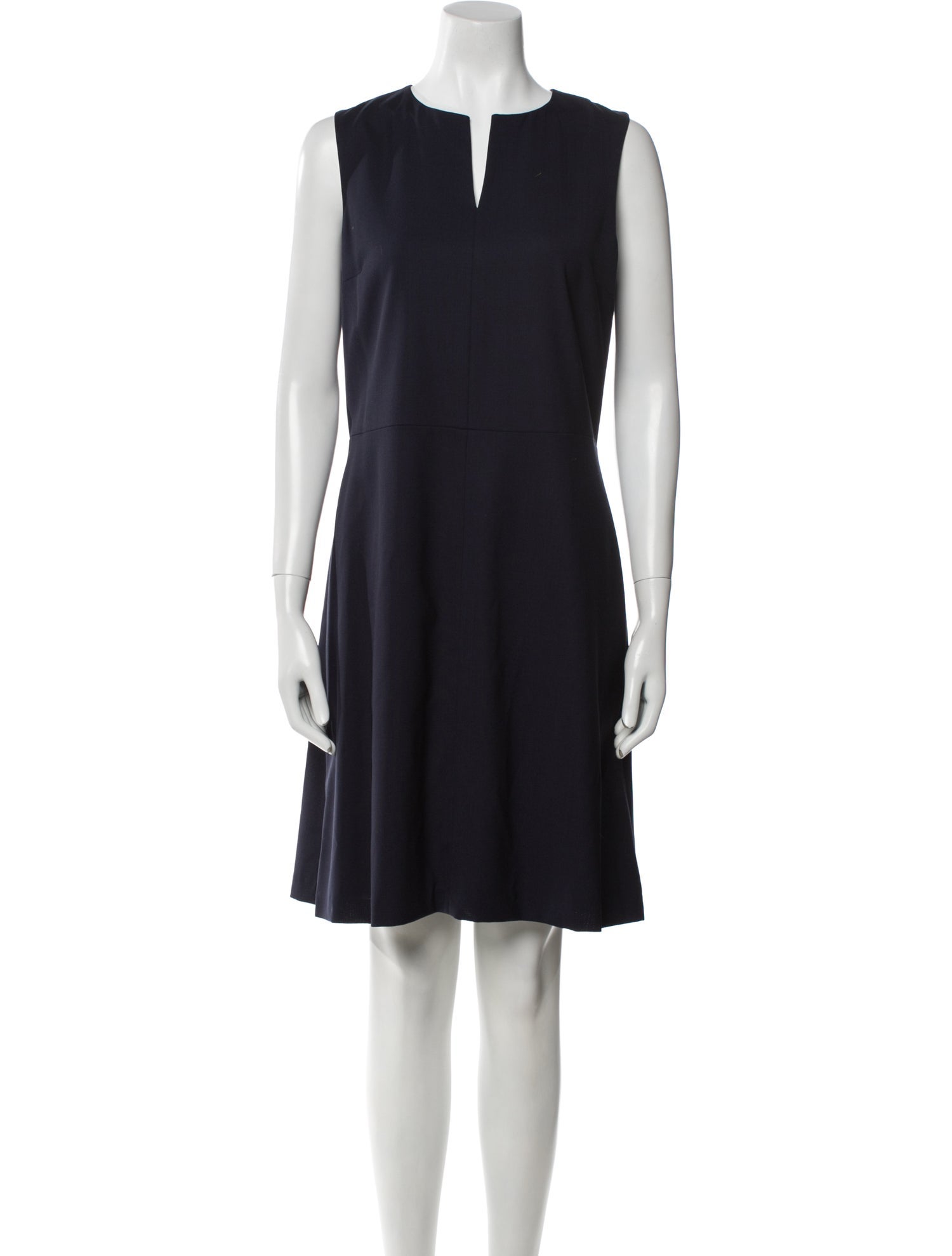 Theory Virgin Wool Knee-Length Dress