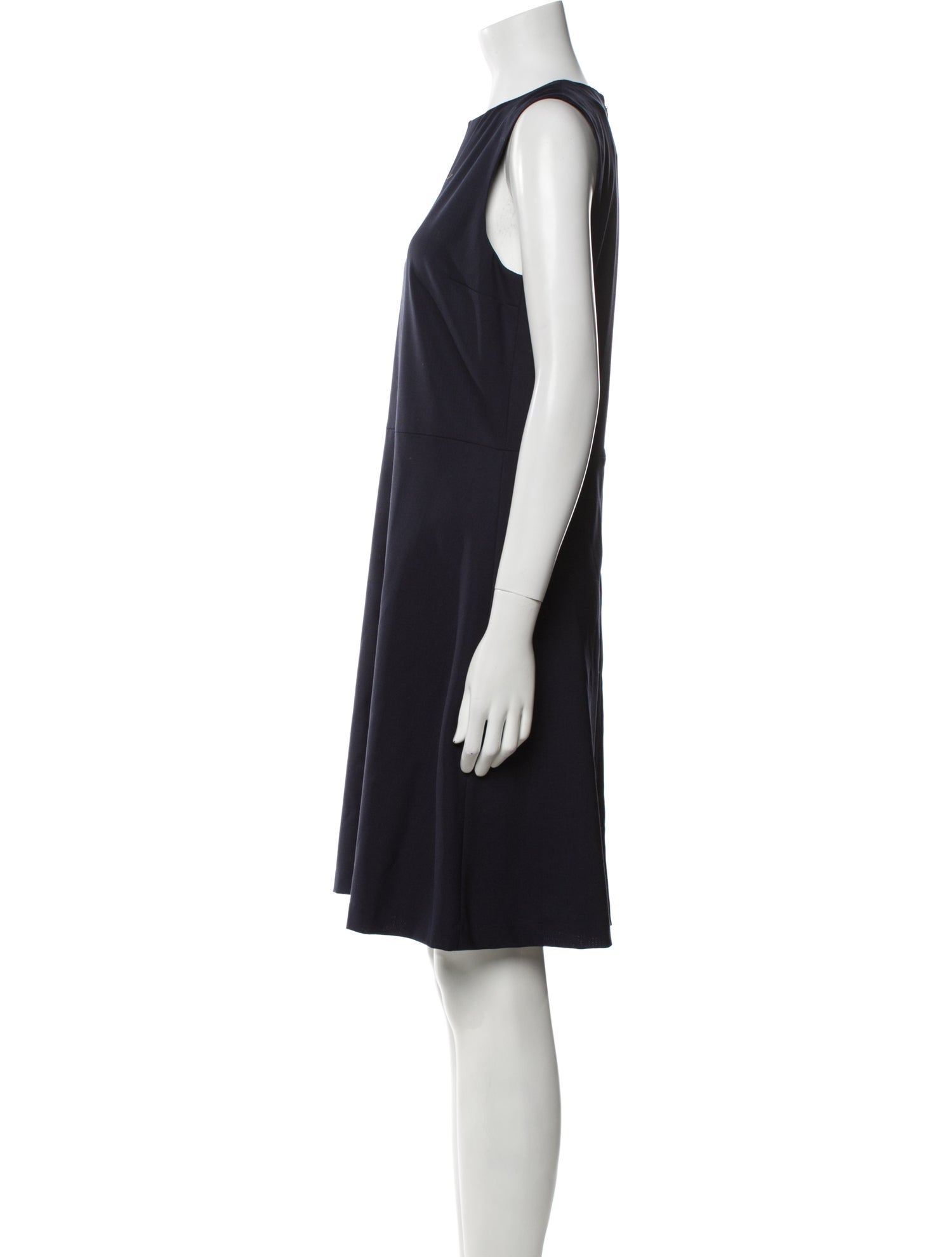 Theory Virgin Wool Knee-Length Dress