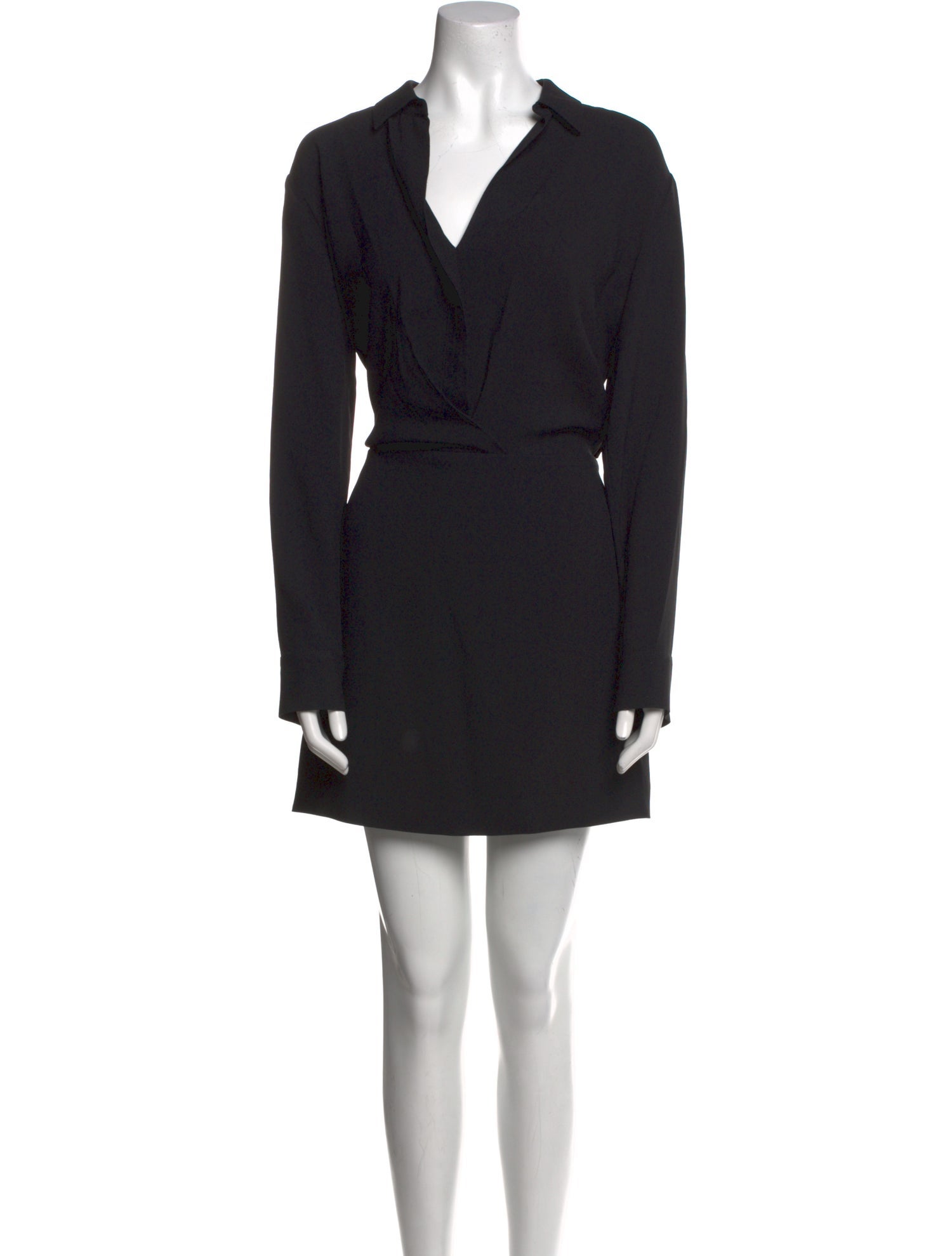 Theory V-Neck Mini Dress