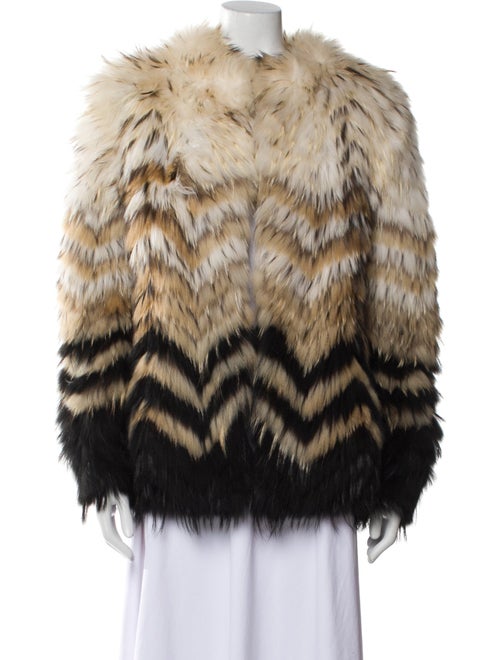 Theory Fur Printed Fur Jacket