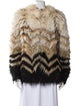 Theory Fur Printed Fur Jacket