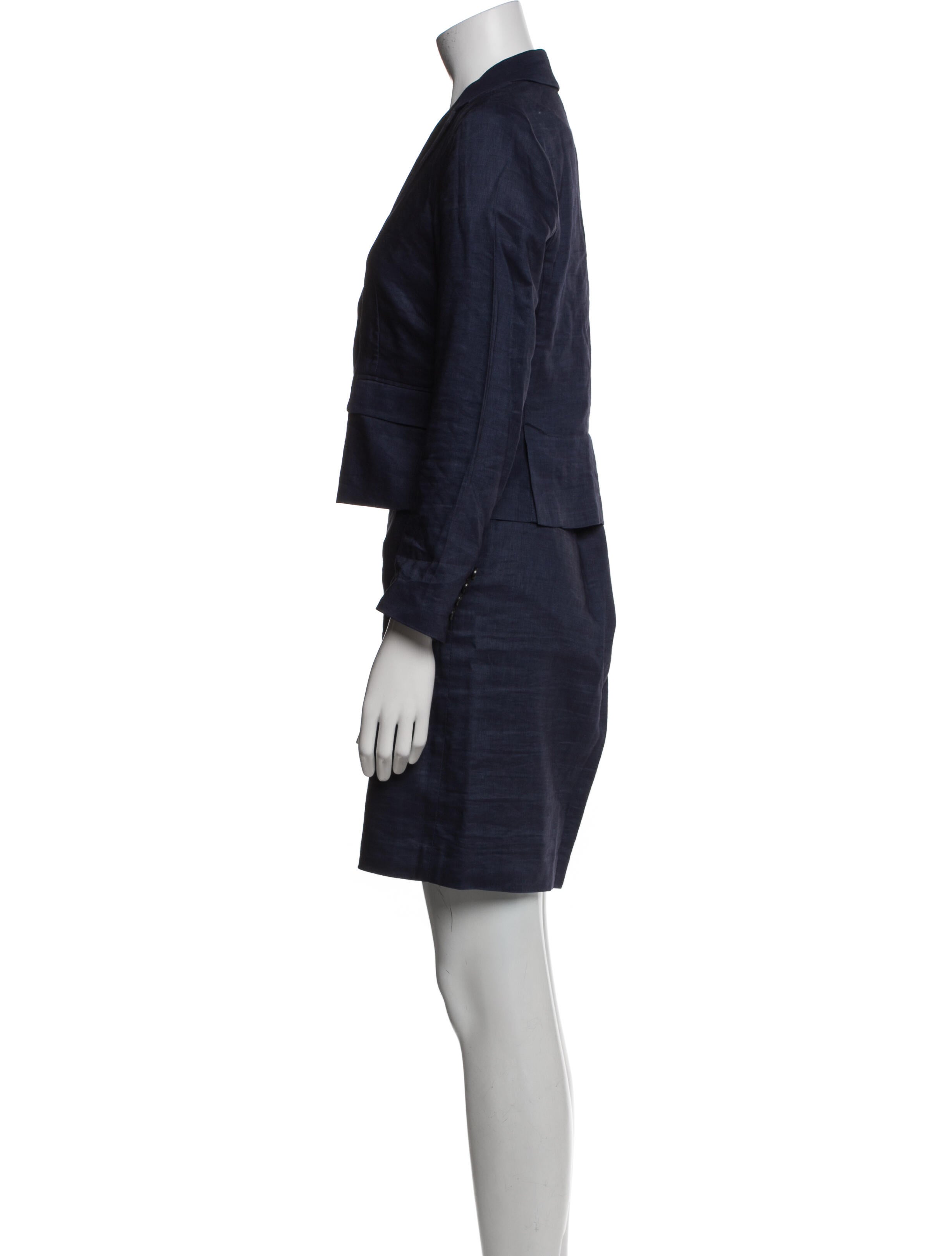 Theory Virgin Wool Skirt Set