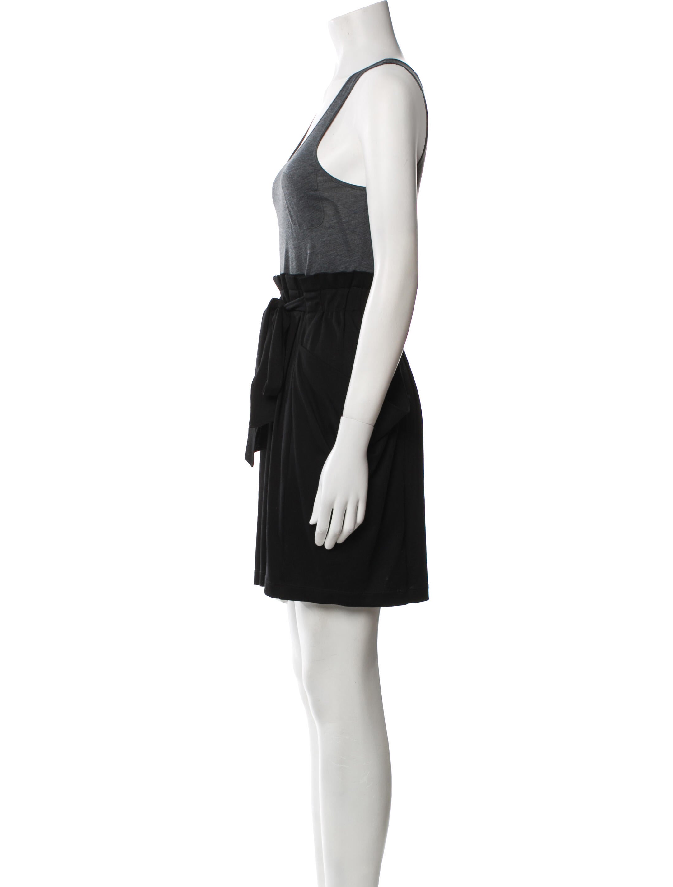 Theory Scoop Neck Mini Dress