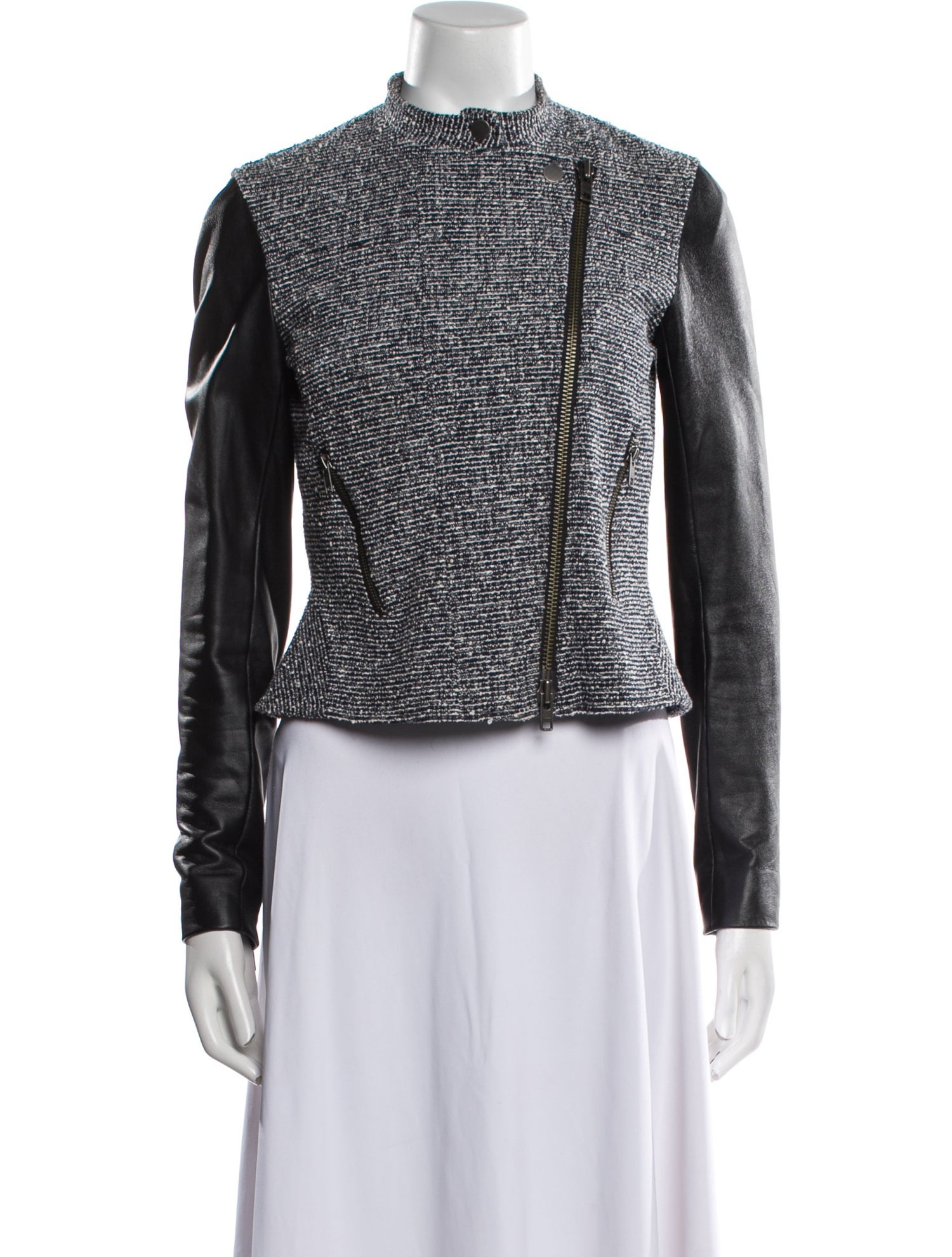 Theory Printed Biker Jacket