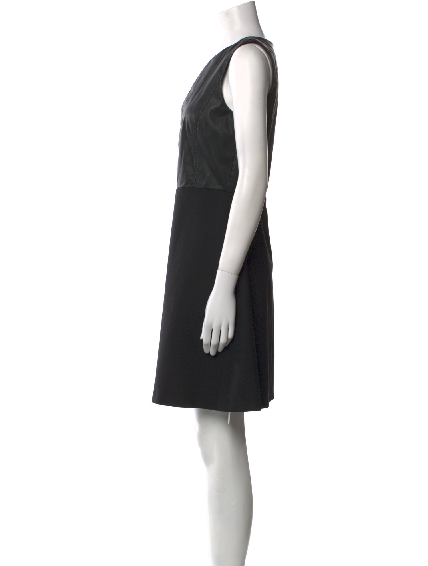 Theory Leather Mini Dress