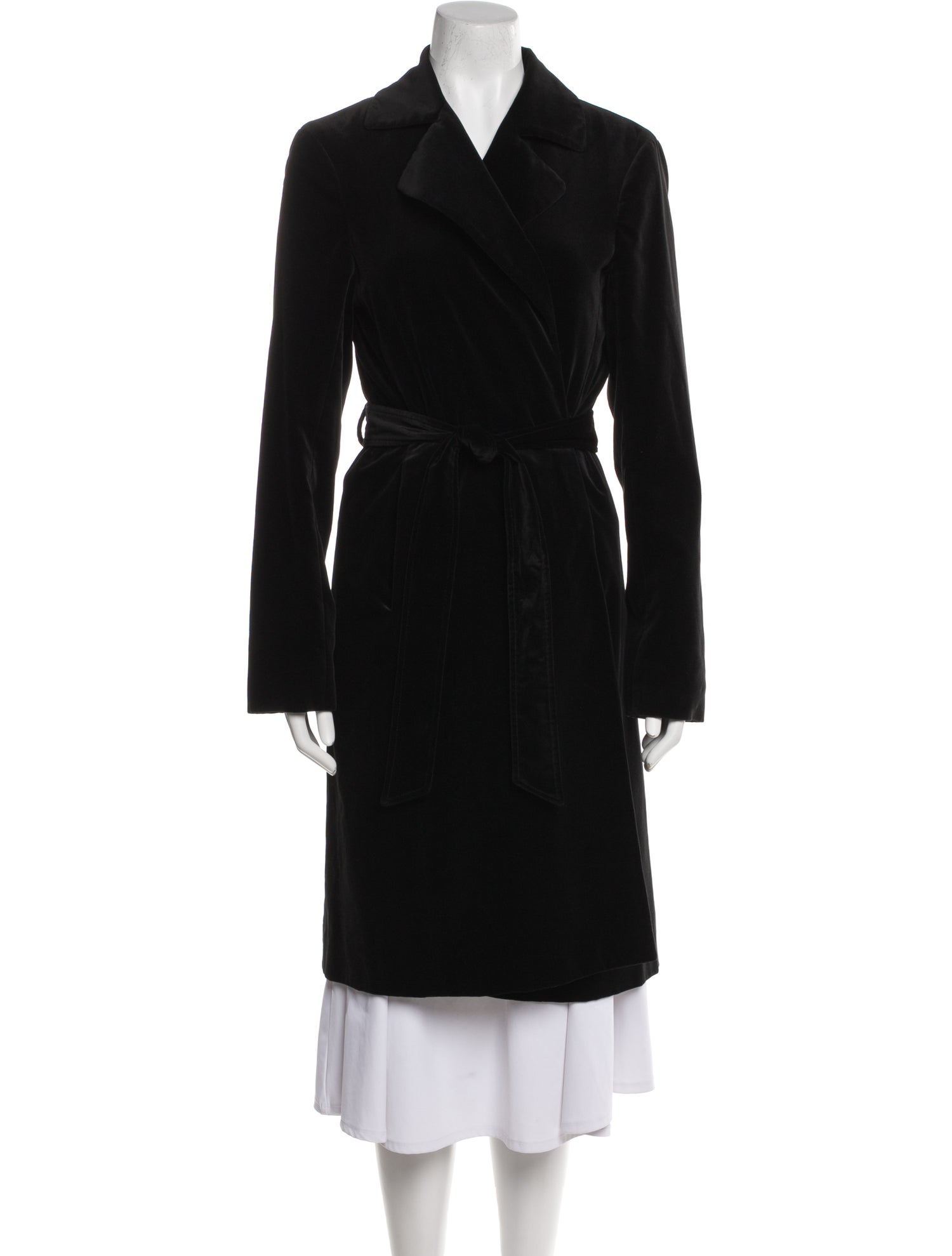 Theory Velour Trench Coat