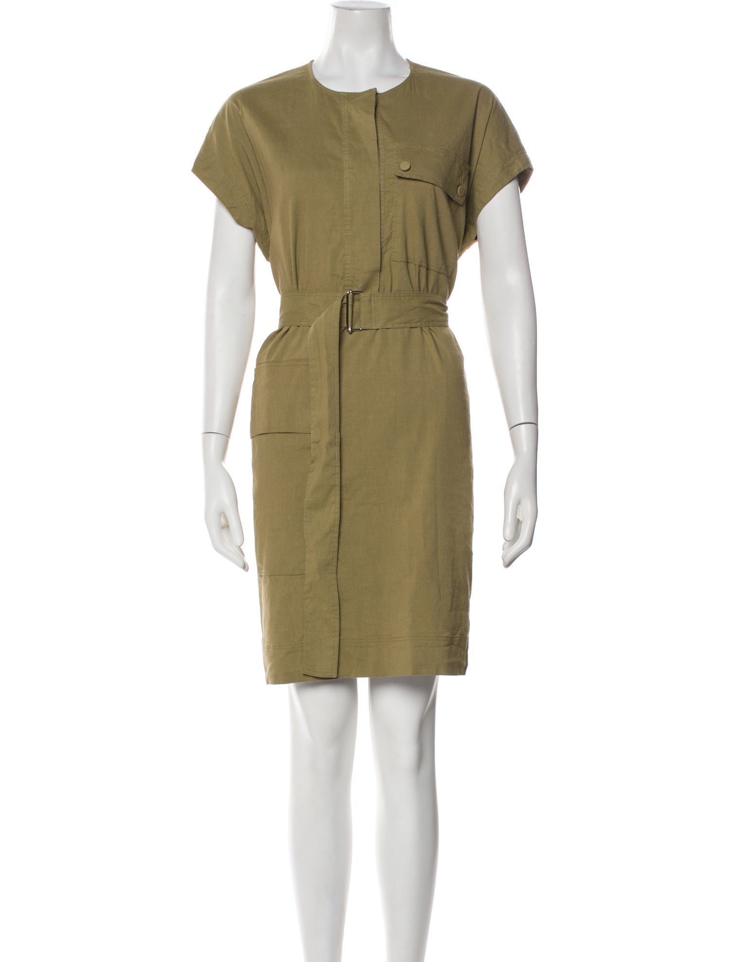 Theory Linen Knee-Length Dress